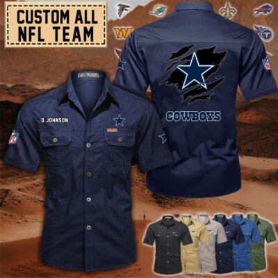 dallas cowboyscotton cargo shirts1 3s5a2