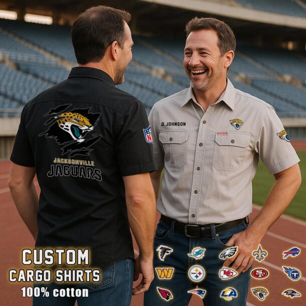 jacksonville jaguarscotton cargo shirts2 mxyup