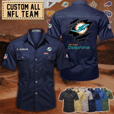 miami dolphinscotton cargo shirts1 gbrtn