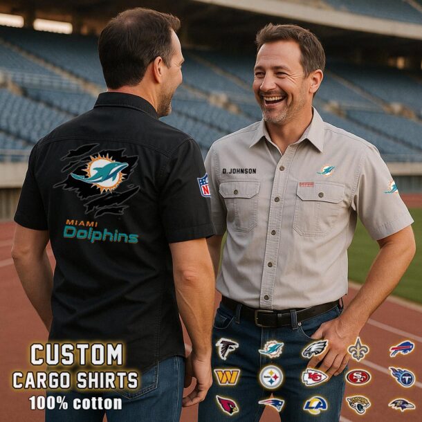 miami dolphinscotton cargo shirts2 o0ngo