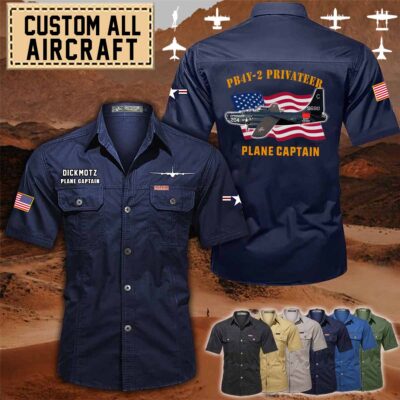 pb4y 2 privateer pb4y2 navycotton cargo shirts213 va3wl