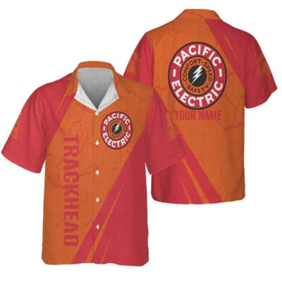 personalized pacific electric railroad hawaiian shirt v7oz9