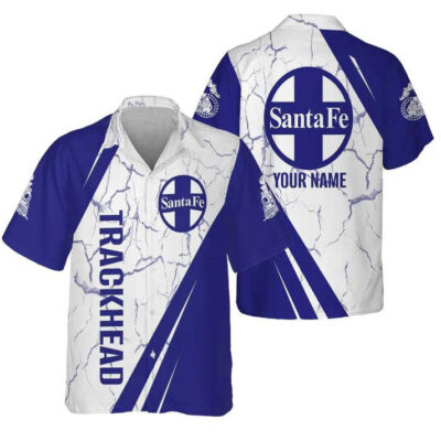 personalized santa fe railway hawaiian shirt ljyah