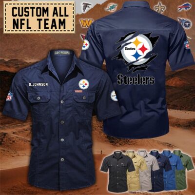 pittsburgh steelerscotton cargo shirts1 a8j4x