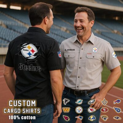 pittsburgh steelerscotton cargo shirts2 2tqr0