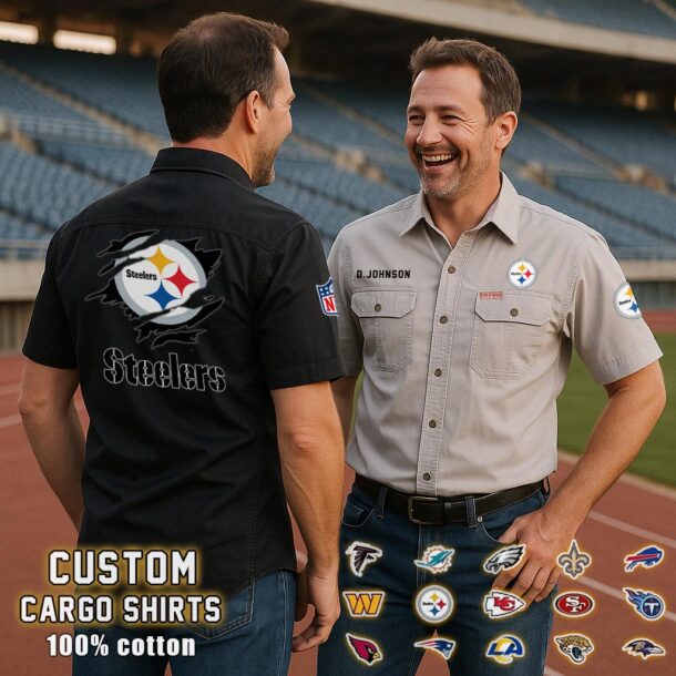 pittsburgh steelerscotton cargo shirts2 2tqr0