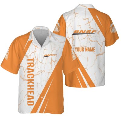 railspirit personalized bnsf railway hawaiian shirt crackle texture style shirt for trackheads 1 o55q4