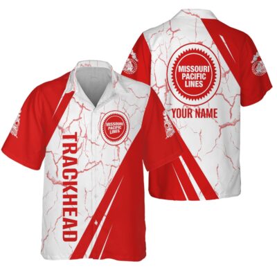 railspirit personalized missouri pacific railroad hawaiian shirt crackle texture style shirt for trackheads 1 d1lai