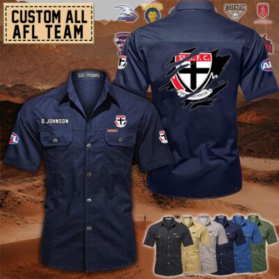 st kilda saintscotton cargo shirts1 koqax