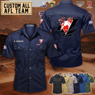 sydney swanscotton cargo shirts1 9xxn1