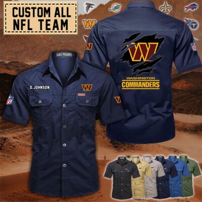 washington commanderscotton cargo shirts1 qp8go