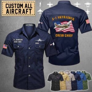 A 1 Skyraider A1 Cotton Cargo Shirts 1