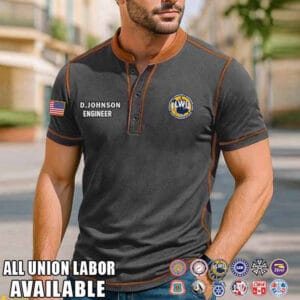 Custom All Union Local Patchwork TShirt 3