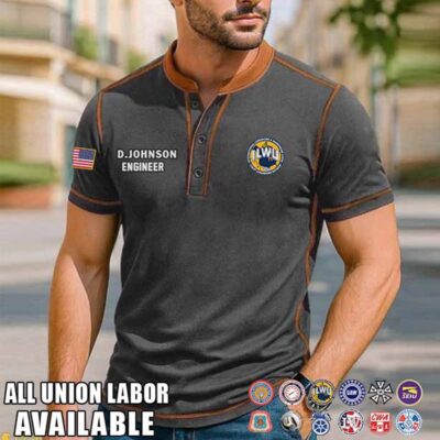 Custom All Union Local Patchwork TShirt 3
