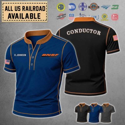 Custom US Railroad Patchwork TShirt 2 min