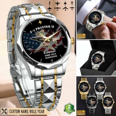 F 4 Phantom II F4 Stainless Steel Watch 2025