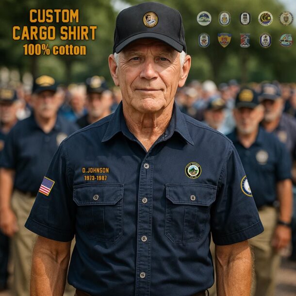 USS Abraham Lincoln CVN 72 Cotton Cargo Shirts 2