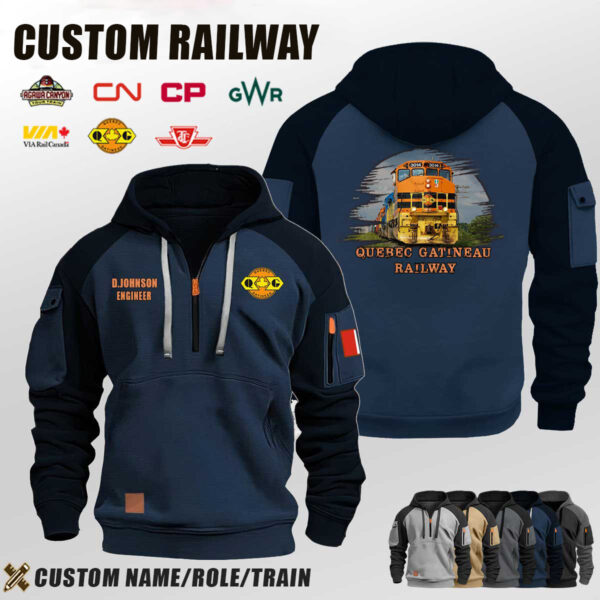 Custom CA Railway Halfzip Hoodie 5 1