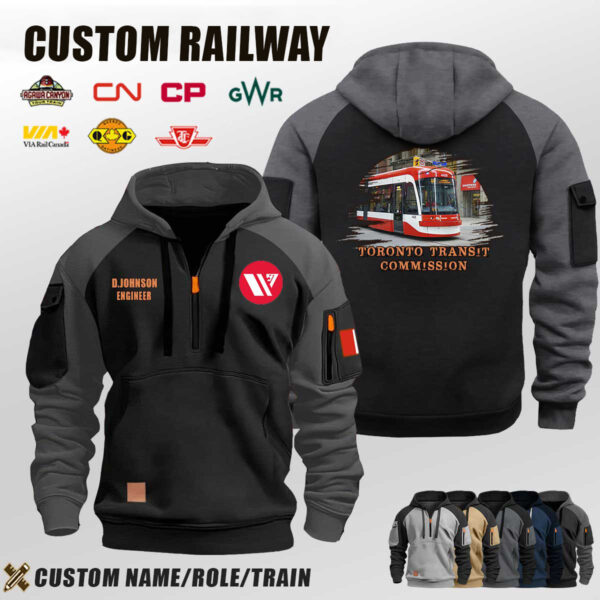 Custom CA Railway Halfzip Hoodie 6 1