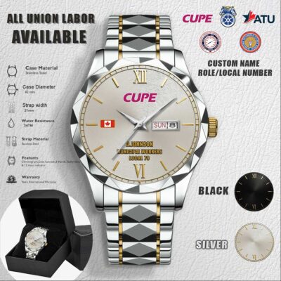 Custom CA Union Labor Stainless Steel Watch 4 Jpg