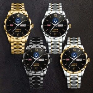 Custom Freemasonry UK Stainless Steel Watch 3