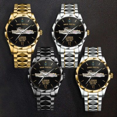 Custom HMAS Ships Stainless Steel Watch 3 Jpg