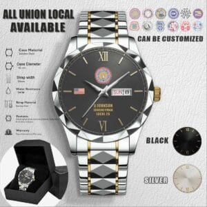 Custom Union Labor Stainless Steel Watch