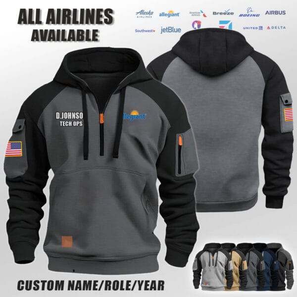 Half Zip Hoodie 1