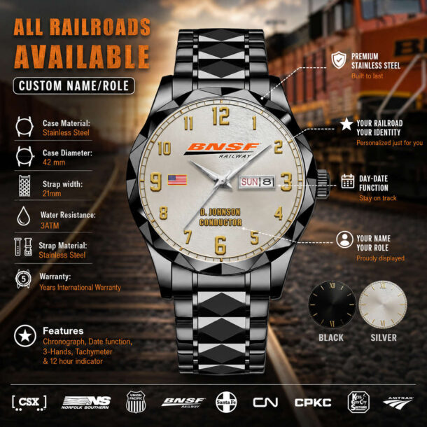 Railroad Daydate Watch 05