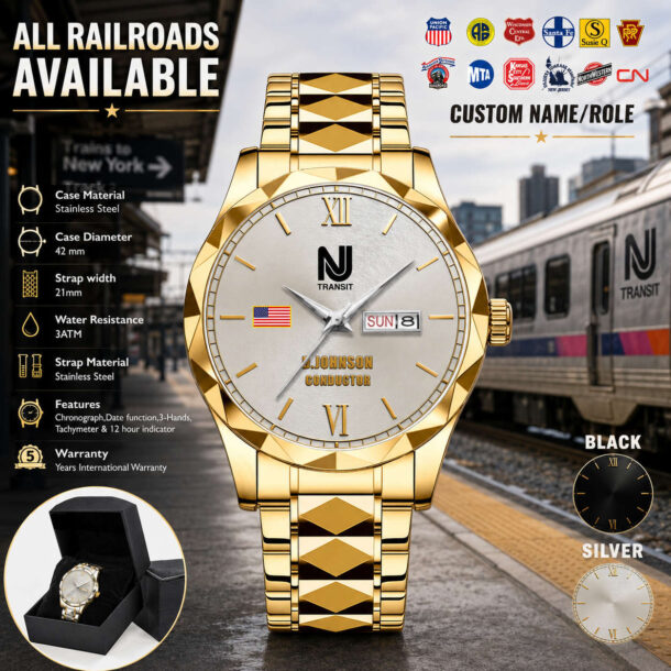 Railroad Daydate Watch 09