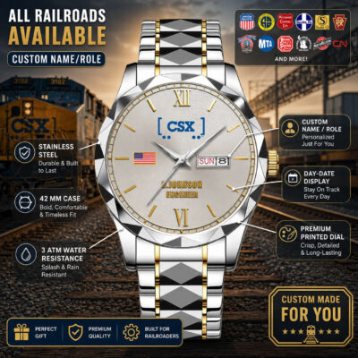 Railroad Daydate Watch 13