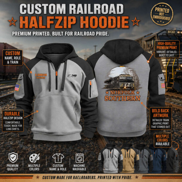 Railroad Halfzip 08