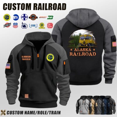 Alaska Railroad_Halfzip Hoodie