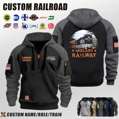 Ashland Railway_Halfzip Hoodie