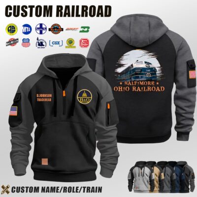 Baltimore & Ohio Railroad_Halfzip Hoodie