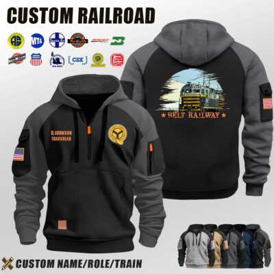 Belt Railway of Chicago_Halfzip Hoodie