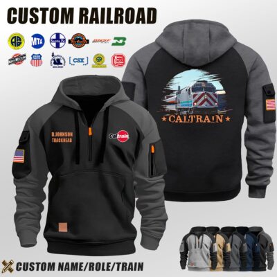 Caltrain_Halfzip Hoodie