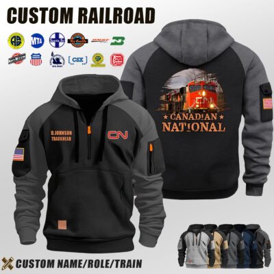 Canadian National (CN)_Halfzip Hoodie