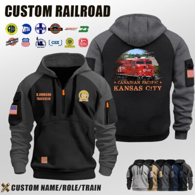 Canadian Pacific Kansas City (CPKC)_Halfzip Hoodie
