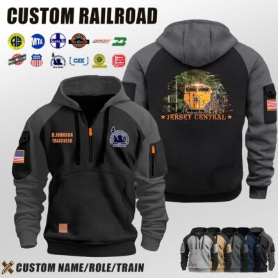 Central Railroad of New Jersey_Halfzip Hoodie