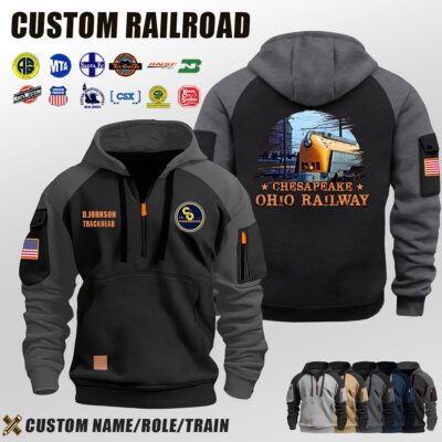 Chesapeake & Ohio Railway_Halfzip Hoodie