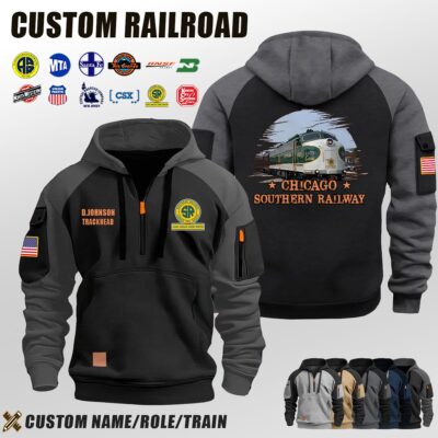 Chicago Southern Railway_Halfzip Hoodie