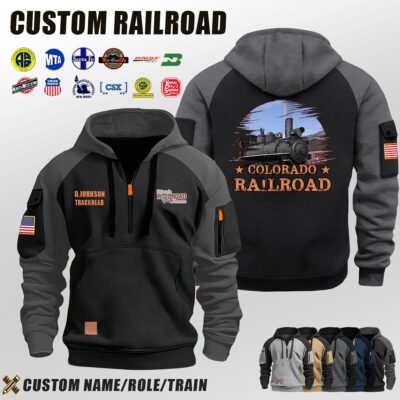Colorado Railroad_Halfzip Hoodie