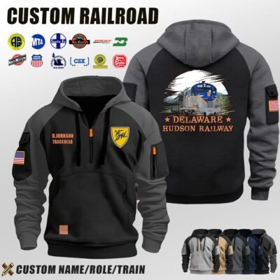 Delaware & Hudson Railway_Halfzip Hoodie