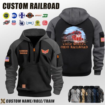 Gulf, Mobile & Ohio Railroad_Halfzip Hoodie