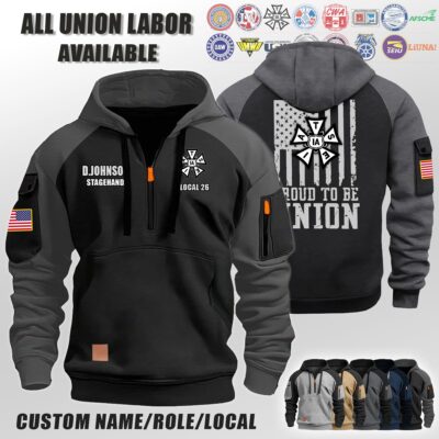 IATSE_Halfzip Hoodie
