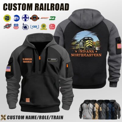 Indiana Northeastern Railroad_Halfzip Hoodie