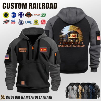 Louisville & Nashville Railroad_Halfzip Hoodie
