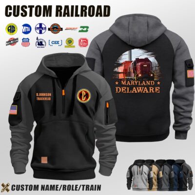 Maryland & Delaware_Halfzip Hoodie