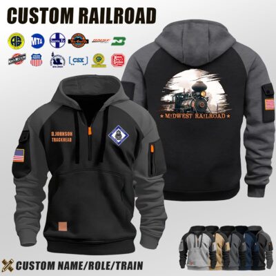 Midwest Railroad_Halfzip Hoodie
